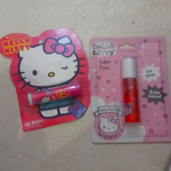 Hello Kitty Lip Gloss & Lip Balm Bundle - Picture 1 of 8